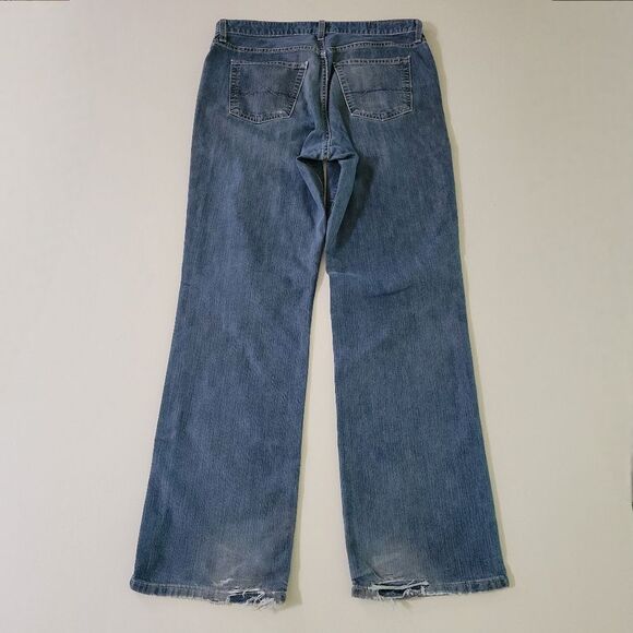 Structure Men's Straight Fit Blue Denim Jeans - Picture 12 of 13